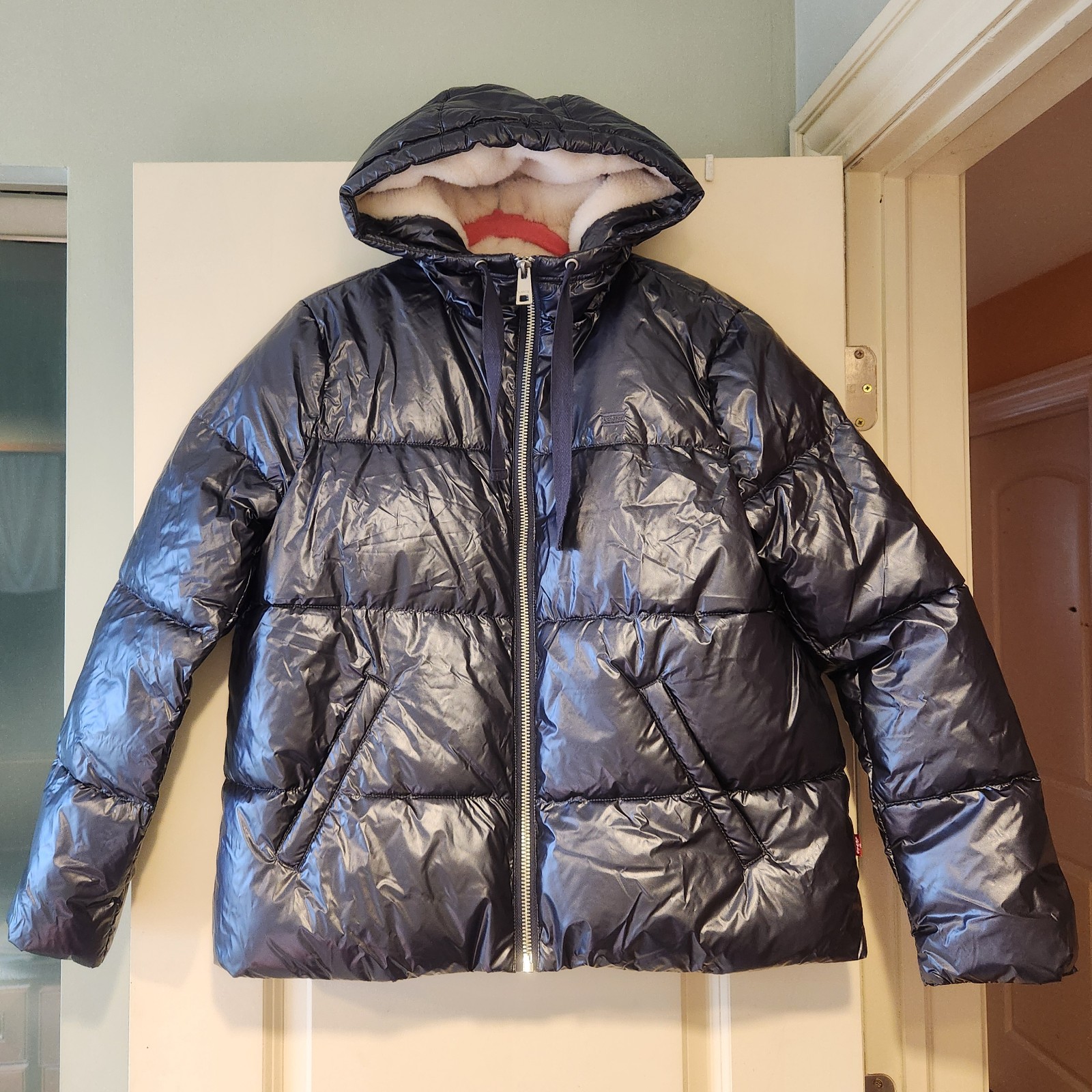 Levi's Quilted Hooded Bubble Puffer