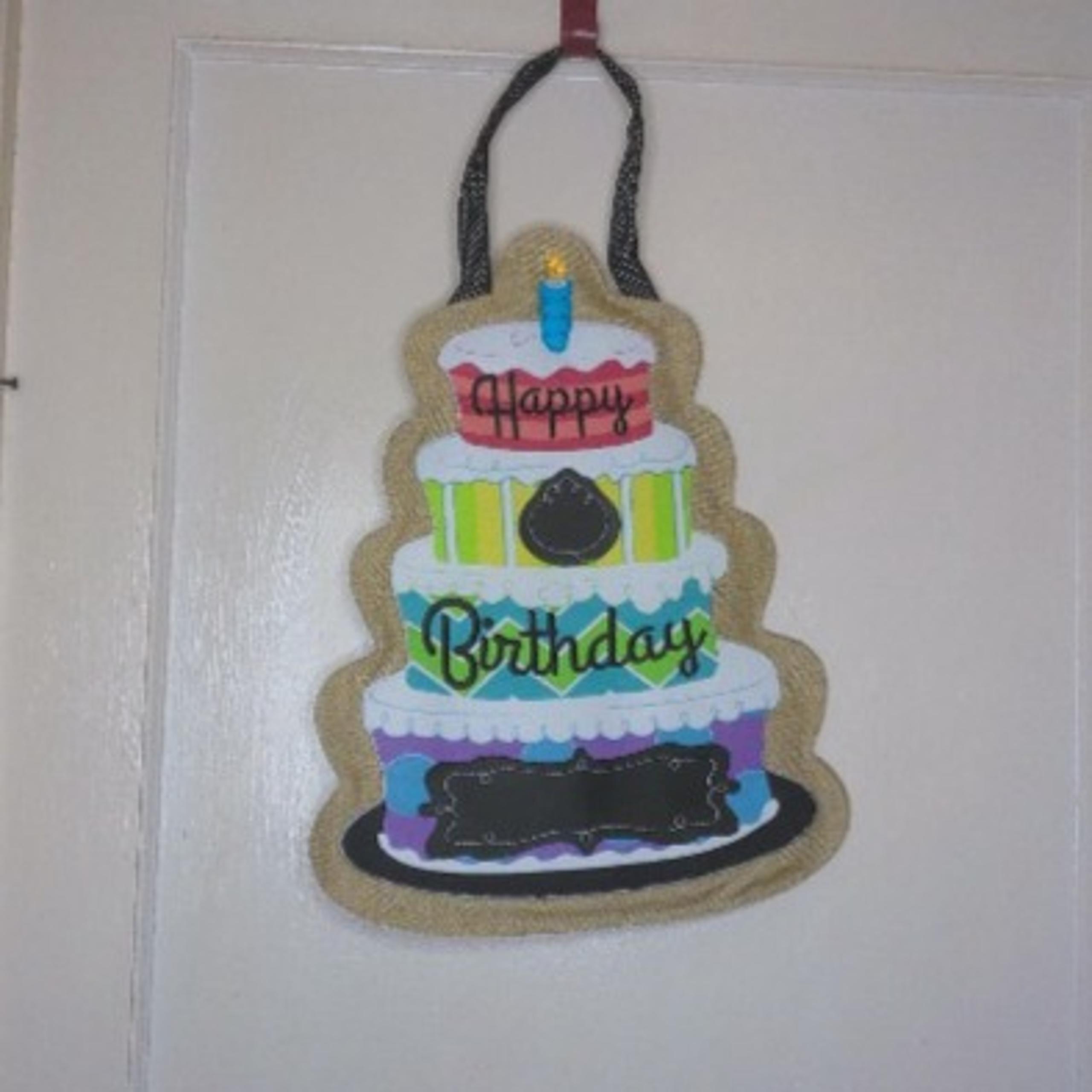 "Happy Birthday" Door Hanger-NEW