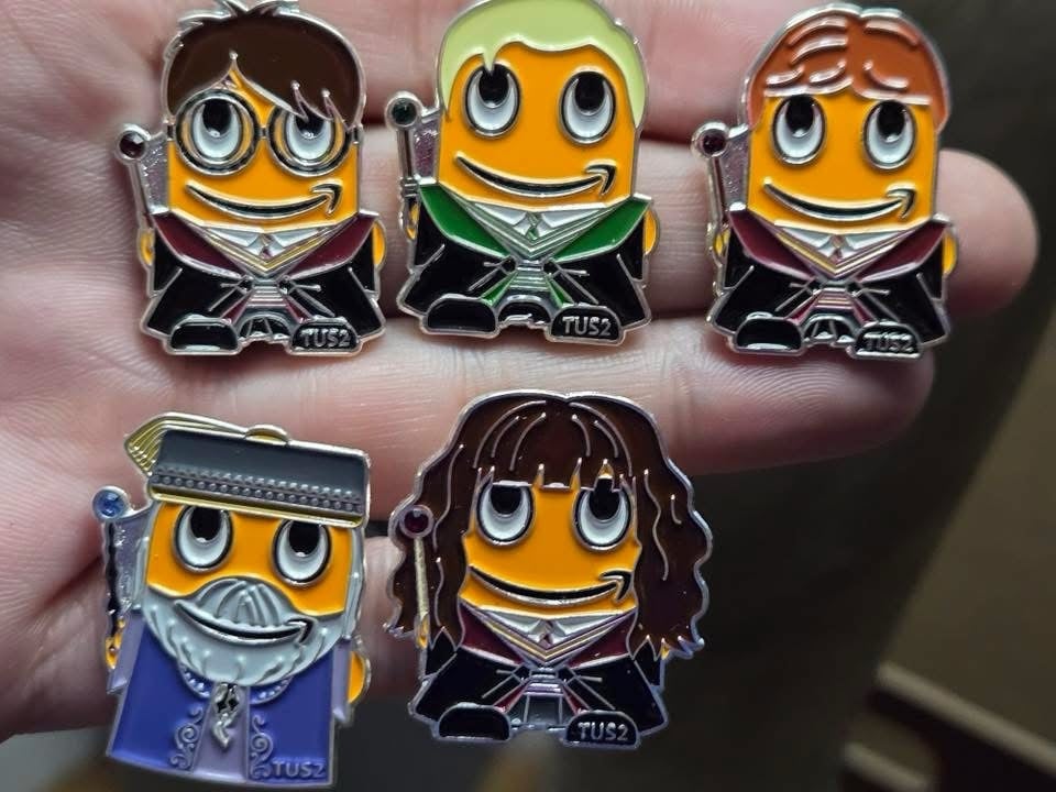 Harry Potter peccy pin set