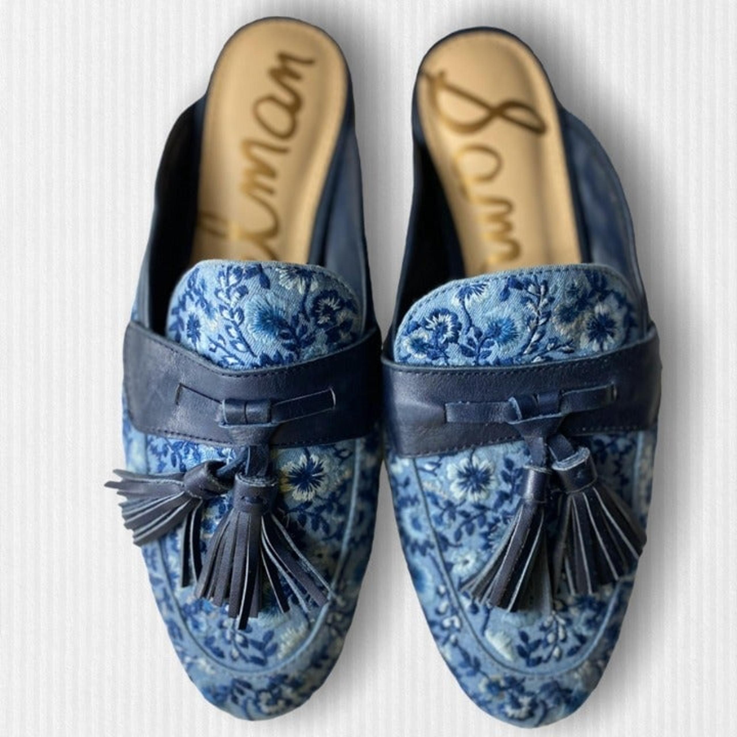 Paris 2 Embroidered Tassel Mule Flat 6M
