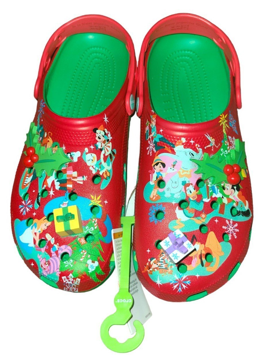Disney Parks 2023 Christmas Crocs Holiday Presents Mickey & Friends Clogs M9/W11
