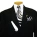 Men's Solid Black Dress Suit