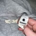 UGG Women’s Gray Ribbed Drawstring Hoodie Size Small