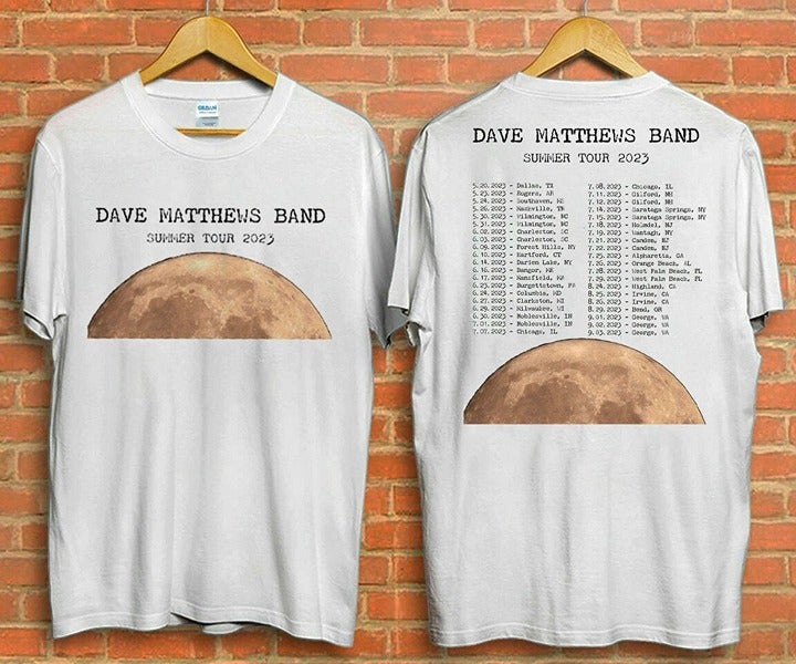 2023 Dave Matthews Band Summer Tour T-Shirt Dave Matthews Band T-Shirt Dave Matt