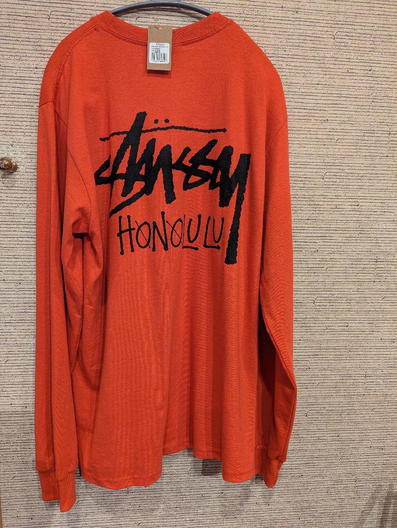 Stussy Orange Long Sleeve Shirt
