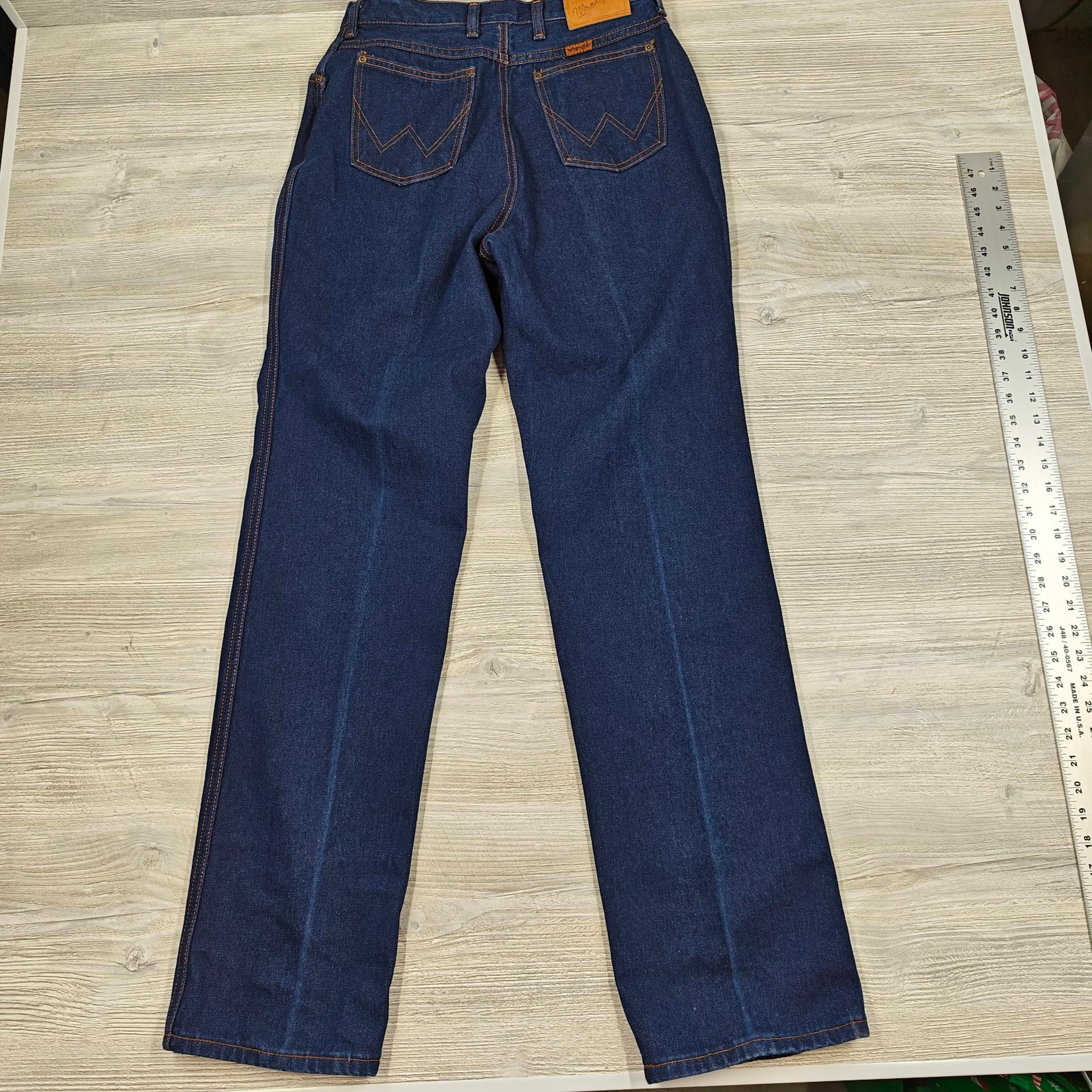 Vintage 80s Wrangler Women's Reg 16 31x34 Straight Leg Medium Wash Jeans USA