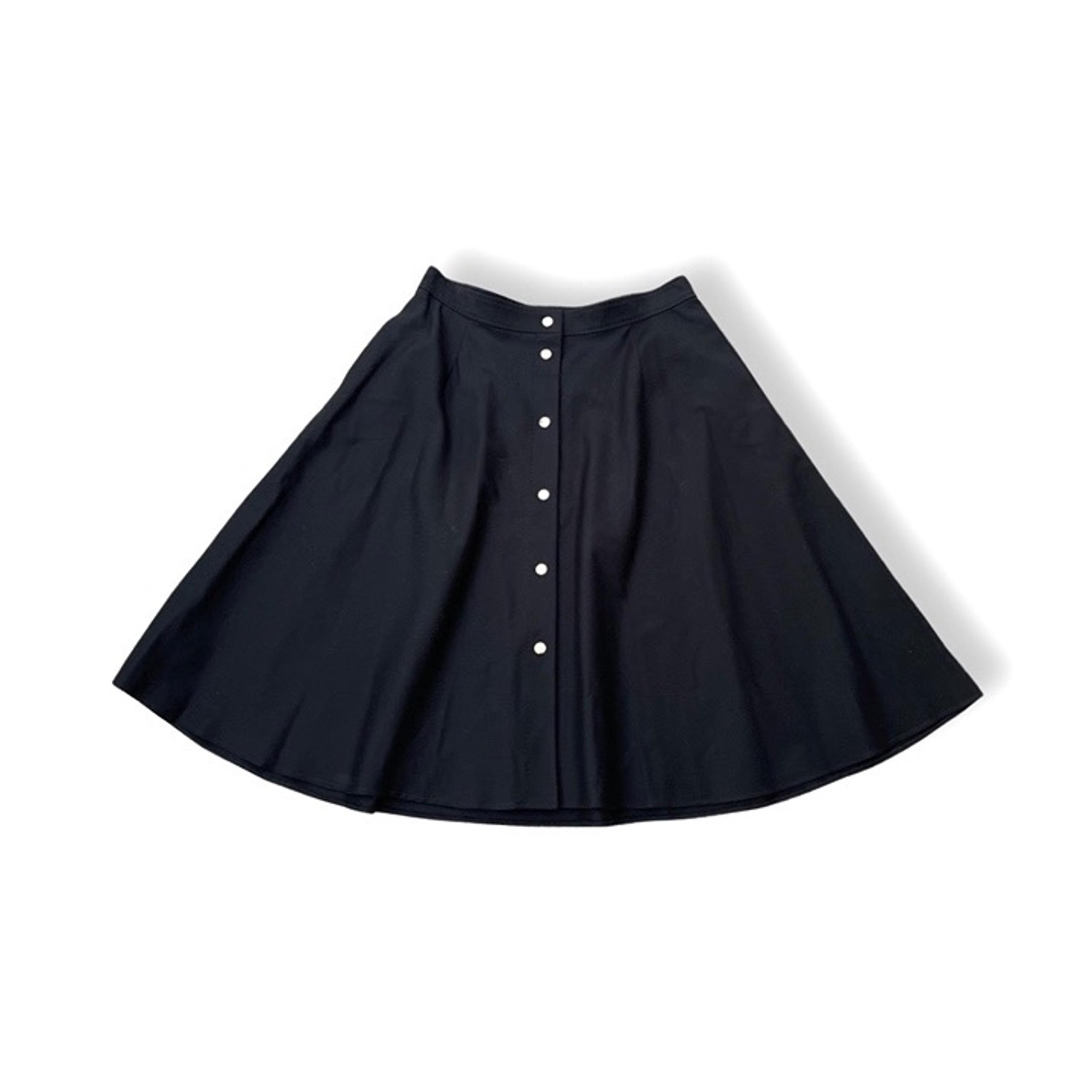 Escada black A line Midi skirt size 44