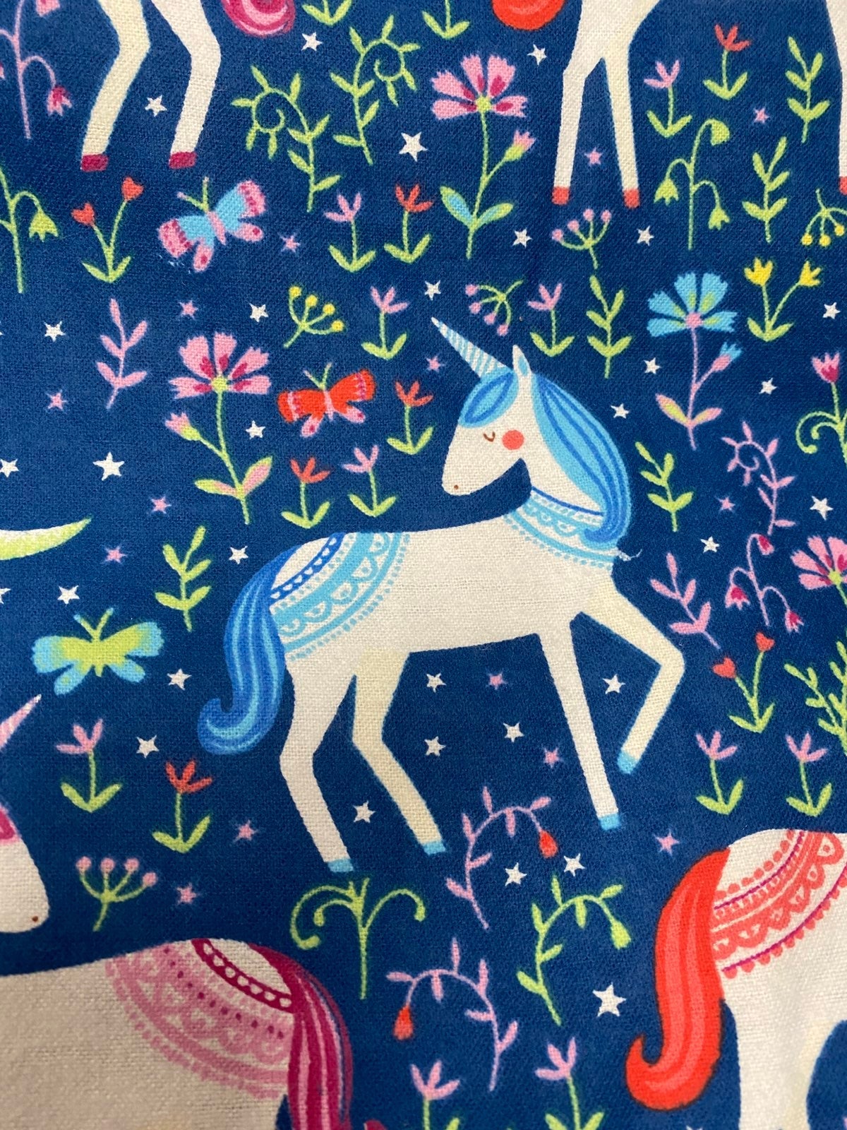 Lot of flannel fabric in various prints