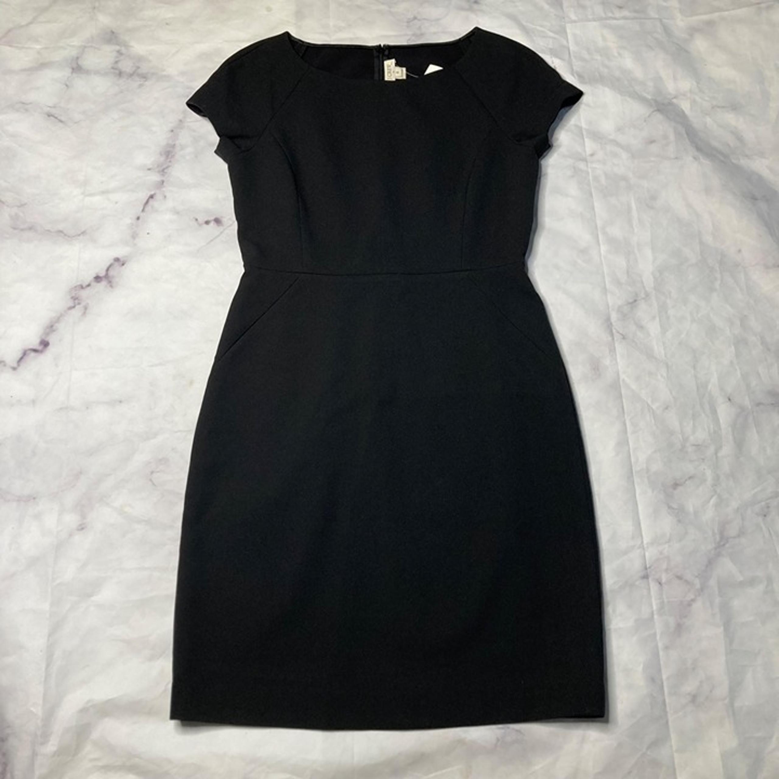 J Crew Black Cocktail Dress Women’s Size 6 Knee Length Party New Nwt