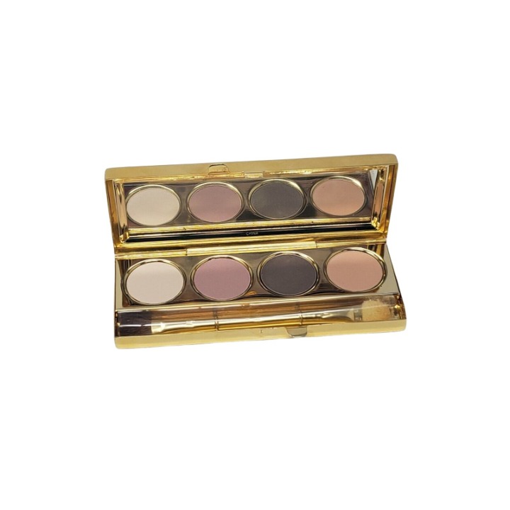 Vintage Estee Lauder Two In One Eyeshadow (4) Palette Eggshell Tearose Tea Cameo