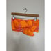 Rhode Linen Front Bow Smocked Back Toni Crop Top Orange Coral Reef Size: XS NWT