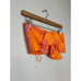 Rhode Linen Front Bow Smocked Back Toni Crop Top Orange Coral Reef Size: XS NWT