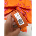 Rhode Linen Front Bow Smocked Back Toni Crop Top Orange Coral Reef Size: XS NWT