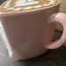 NEW Martha Stewart Pink Heart Cappuccino Coffee Latte Viral Food Stool