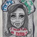 Make Me Beautiful charcoal drawing