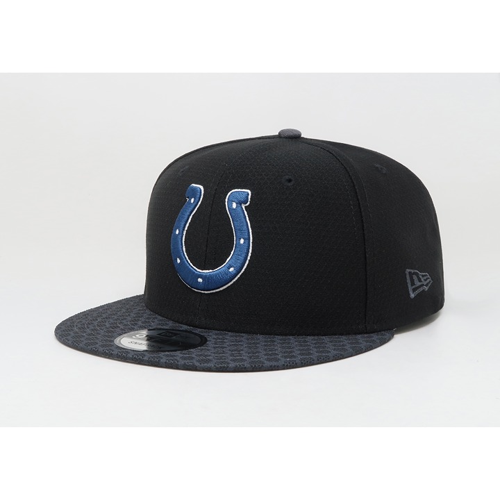 New Era 9Fifty Men's Indianapolis Colts Black/Charcoal One Size Snapback Cap