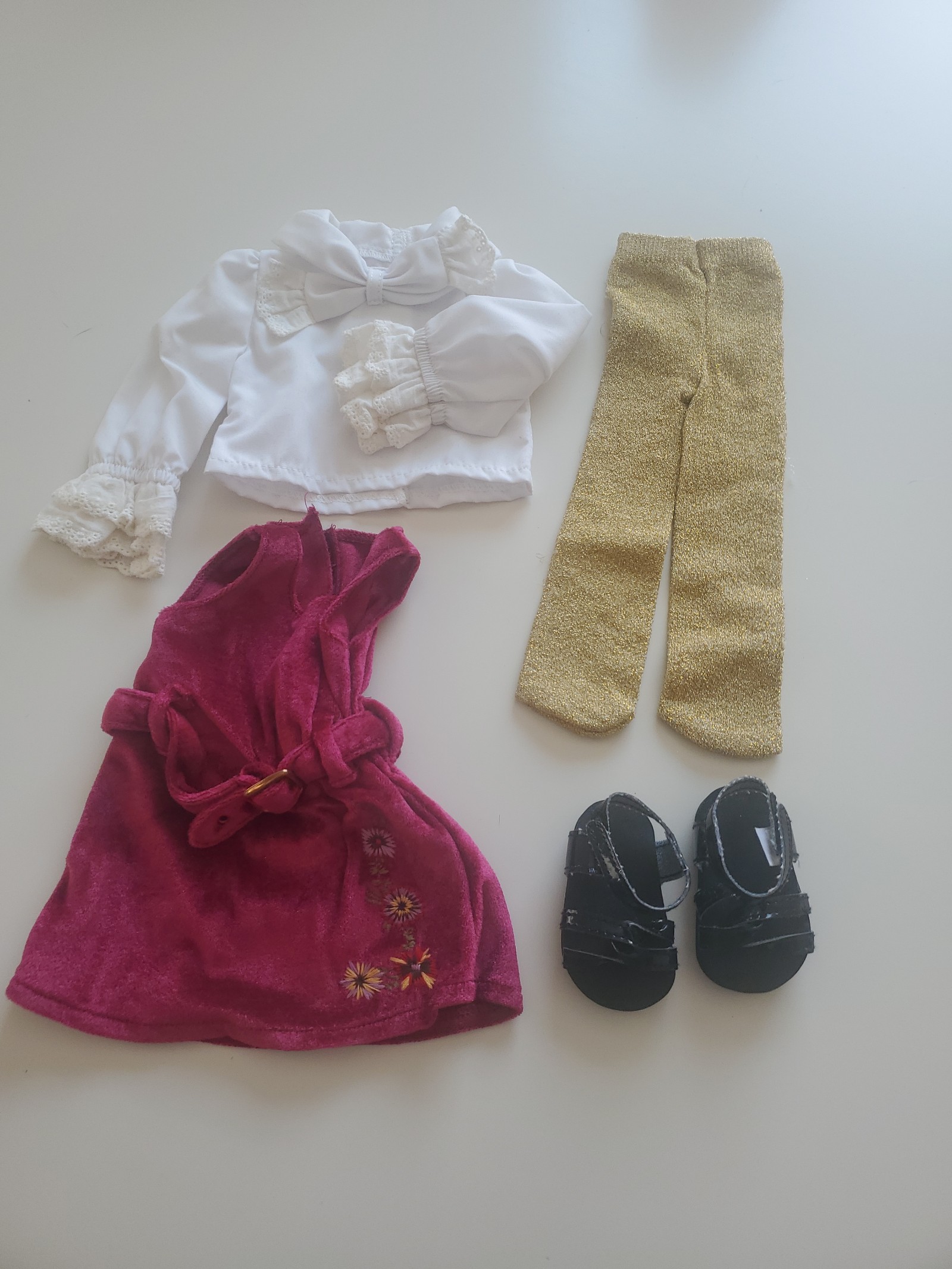 American Girl Julie Christmas Dress