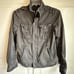 Abercrombie and Fitch Sentinel Jacket XL Distressed Vintage 90s Dark Gray Black