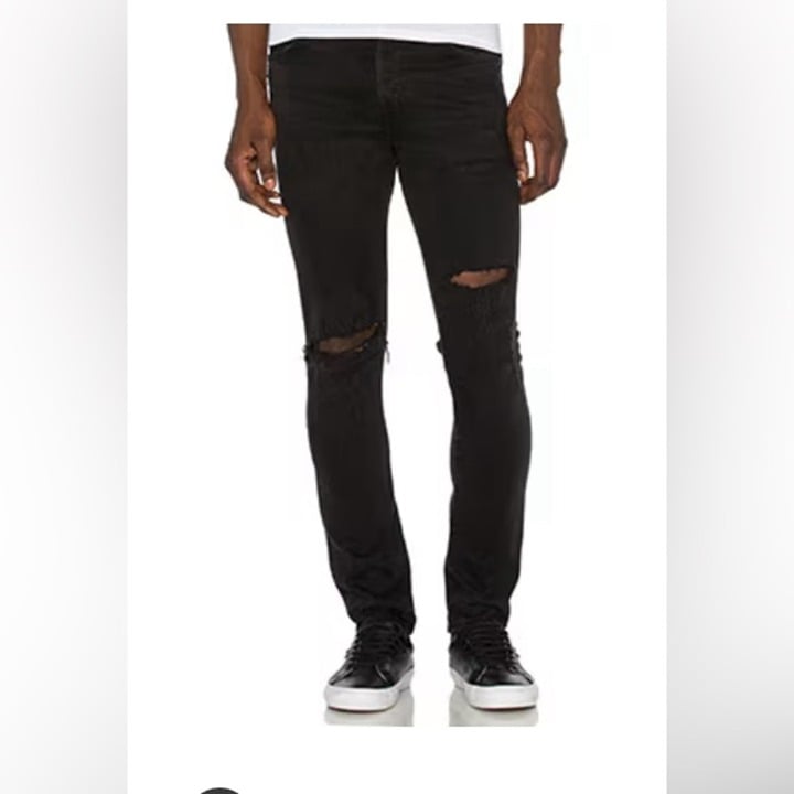 Agolde X Aap Ferg Super Skinny In Grit Mens Men's 34 Designer Style Af004-2075