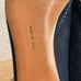 Salvatore Ferragamo Womens Navy Blue Pumps Pebbled Suede Leather Heels 8,5 AAA