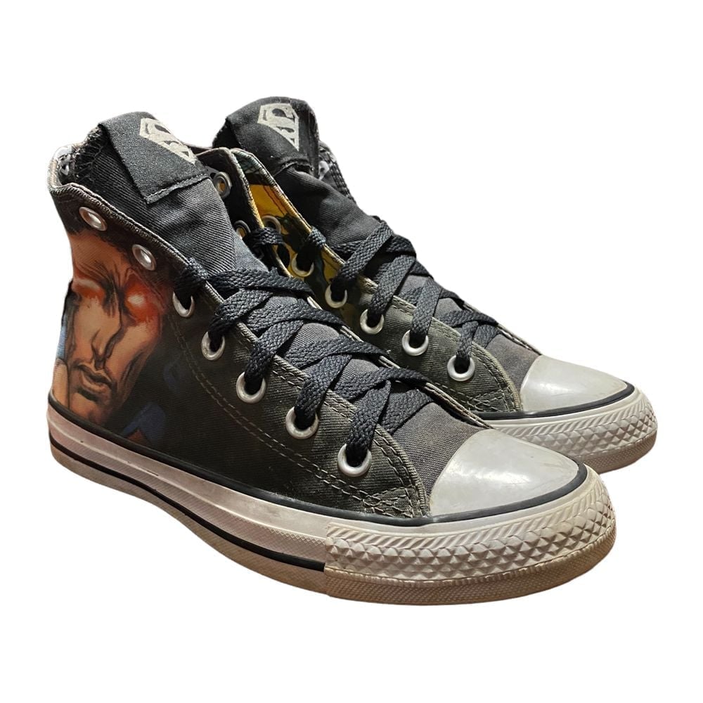 Converse All Star Hi DC Comics Superman 11389C High Top Black Women's Size 6