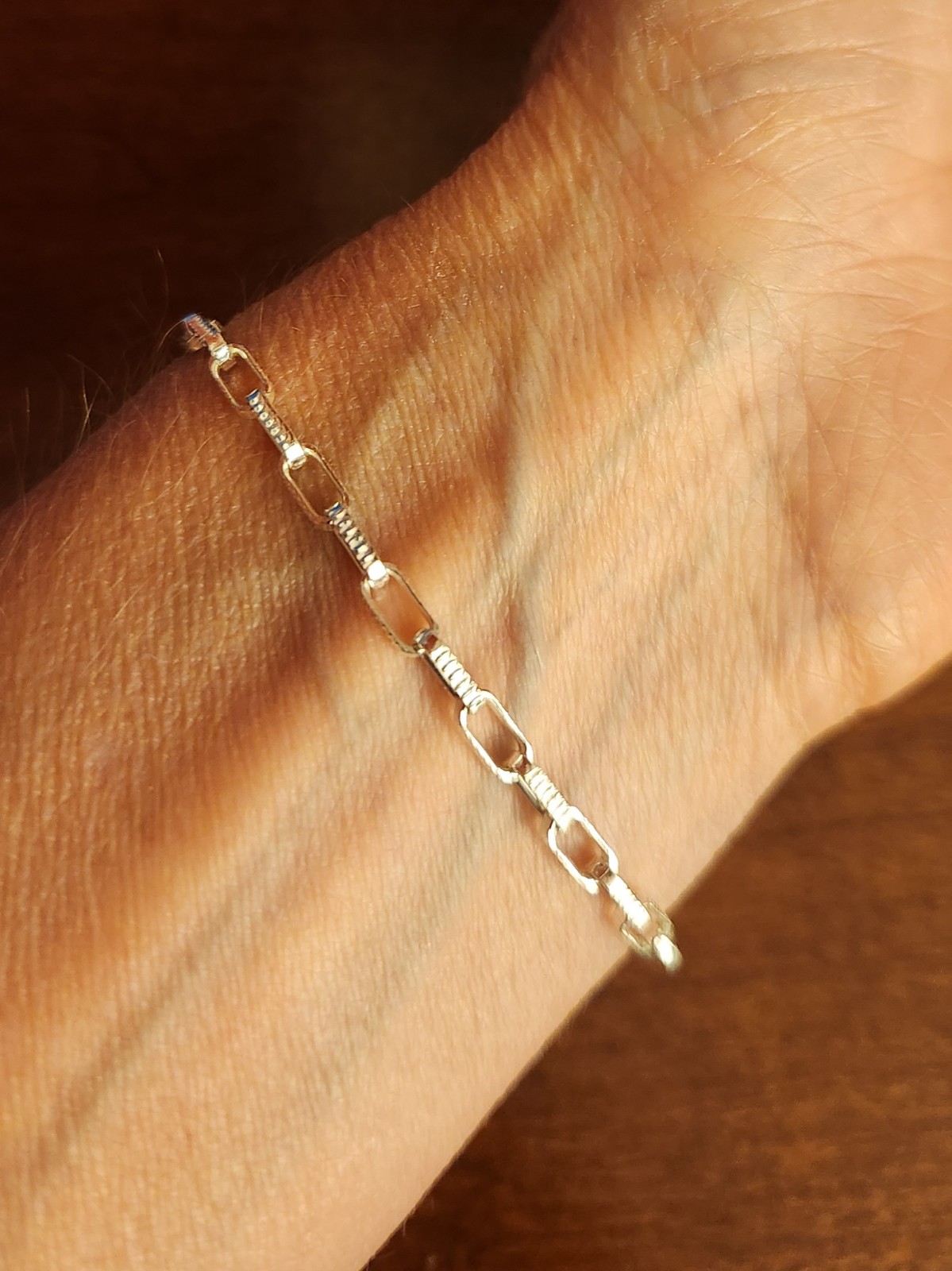 David Markstein Premiere Luxe Paperclip Silver Bracelet