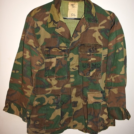 Vintage Vietnam War US ERDL Camo RDF Jungle Jacket Medium Short M Shirt