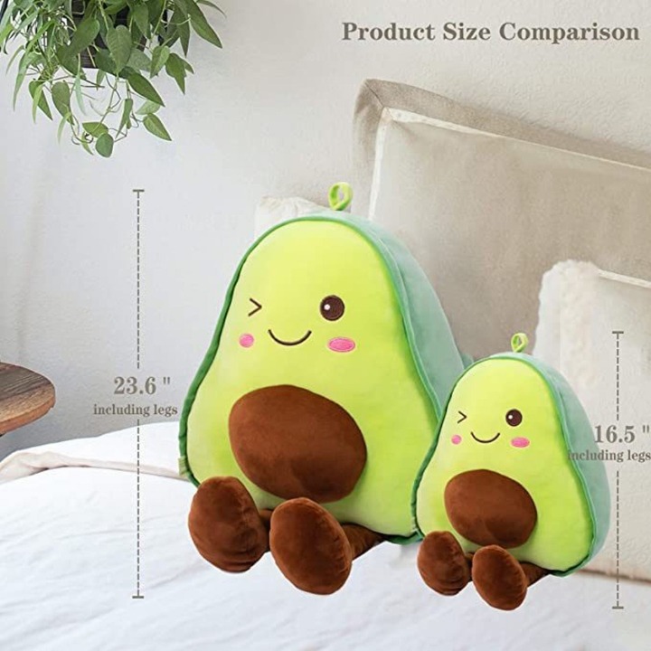 16.5 Inch Snuggly Stuffed Avocado Fruit Soft Plush Toy
