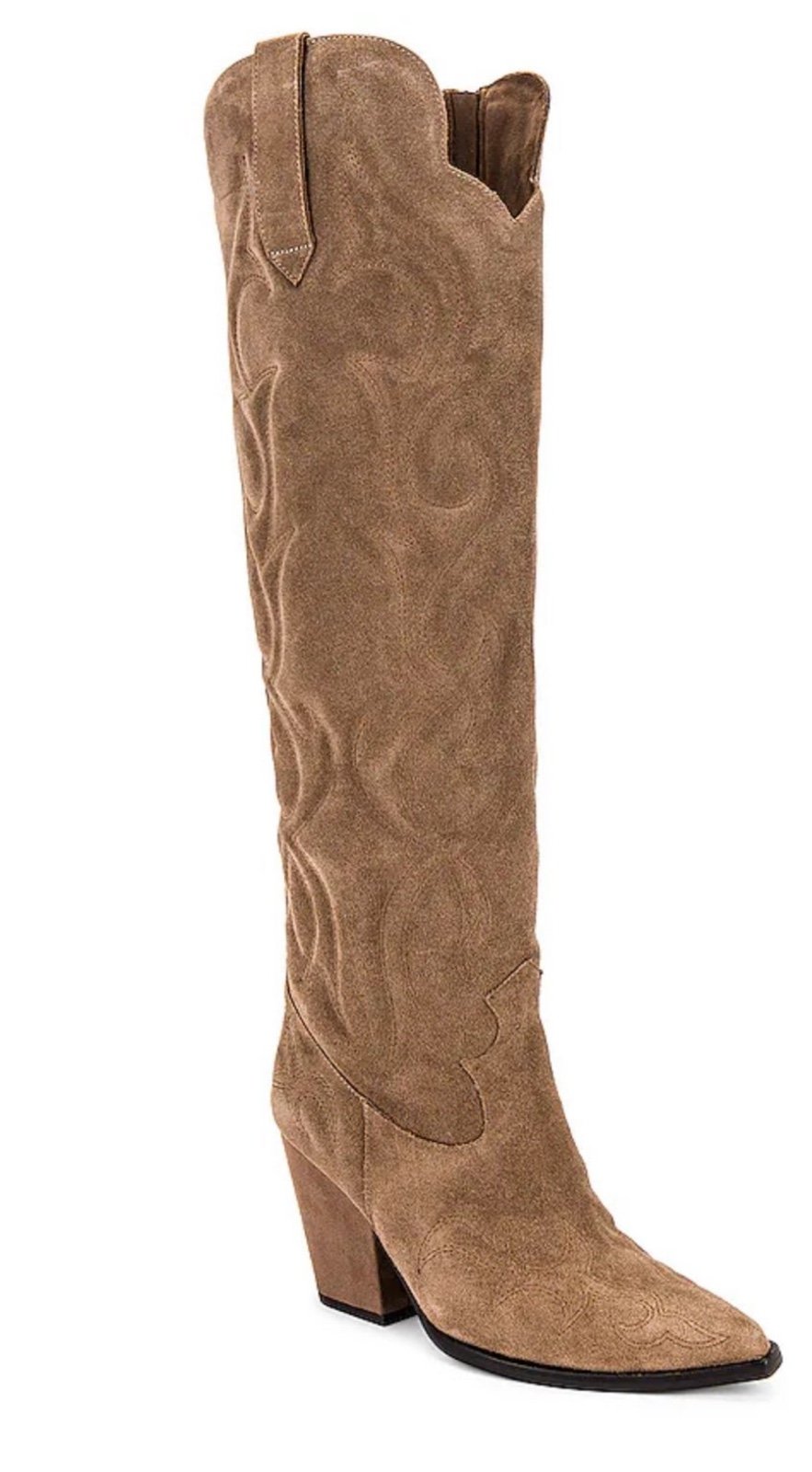 New Jeffrey Campbell Amigos Lo Boot in Taupe Suede