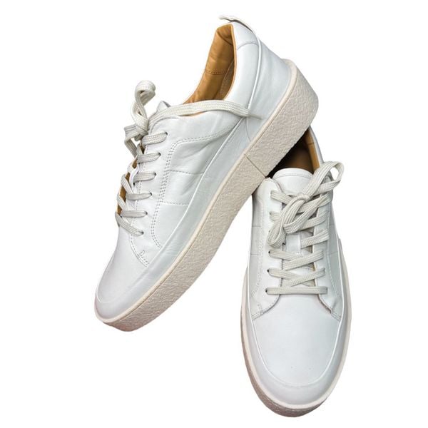 Mr. B’s for Aldo Biege Leather Lace Up Sneaker NWT Size 11