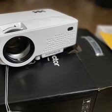 Mini Projector with WiFi, TOPVISION 5500L Portable Video Projector, Full HD 1080