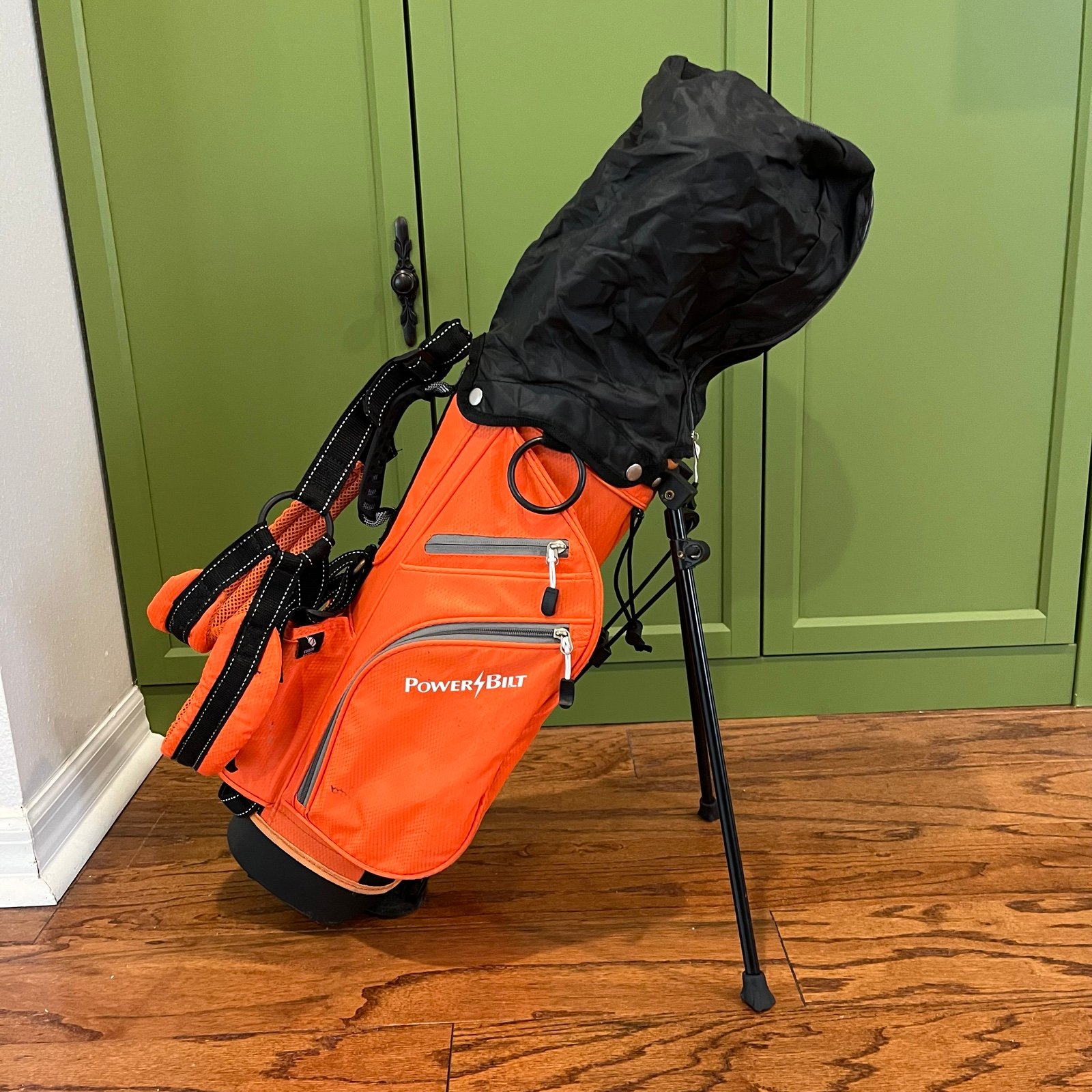 PowerBilt Orange Series Junior Golf Set Age 3-5, High Launch Driver Putter Bag