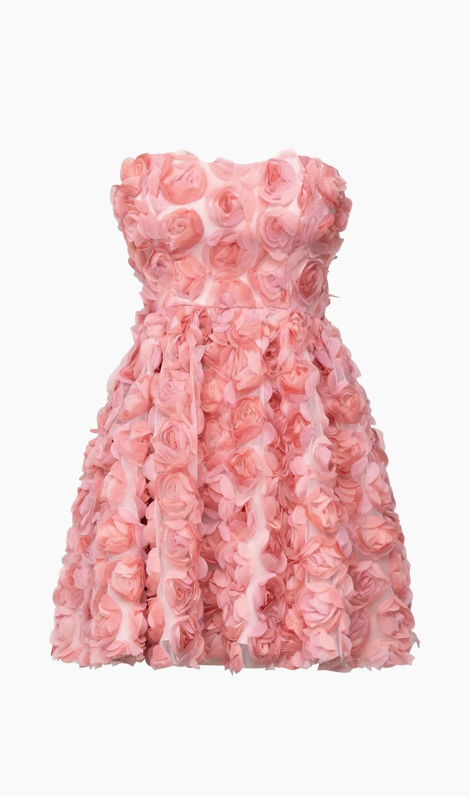 Dress the Population Sasha fit and flare Blush/ Multi