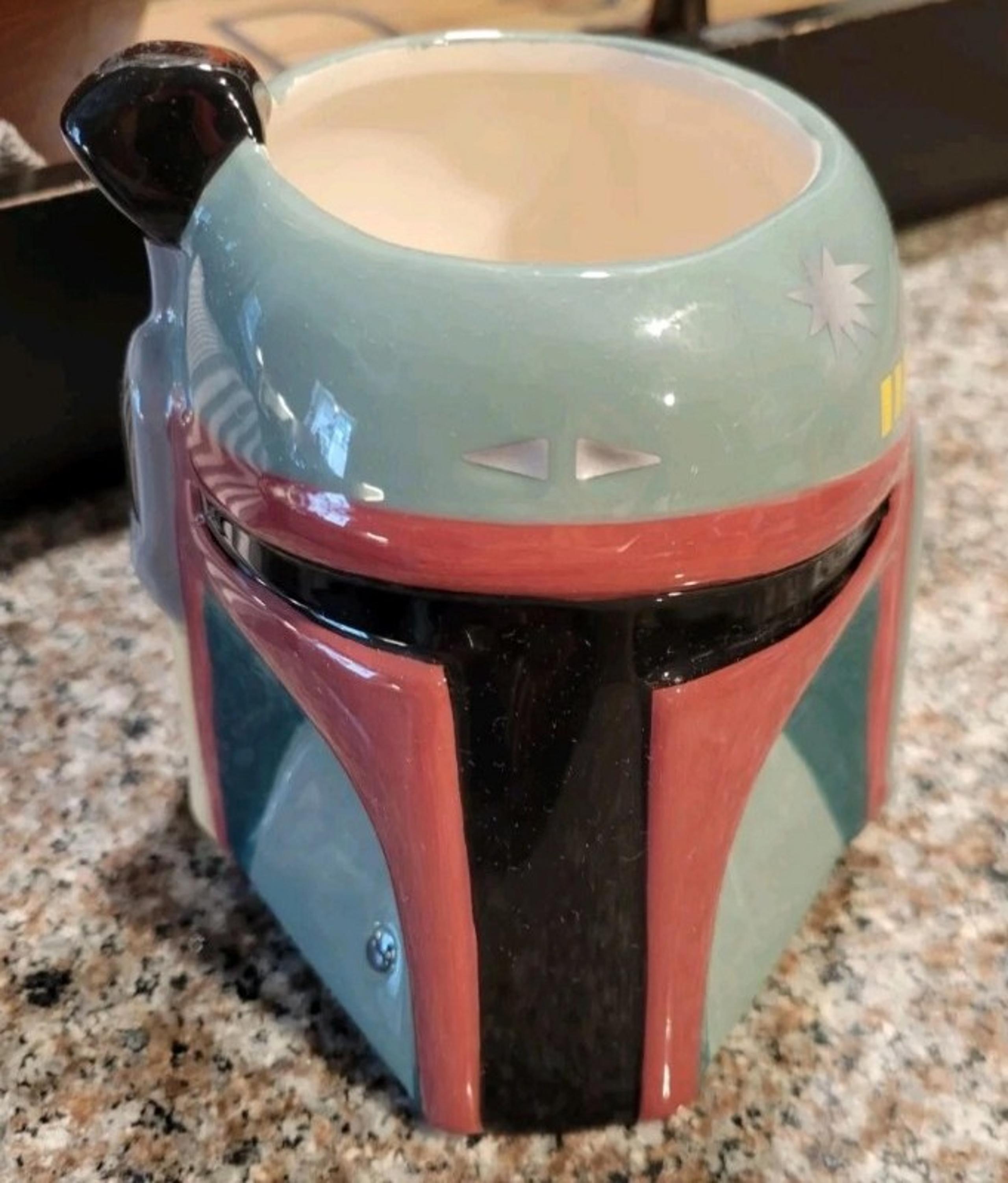 Galerie Collectible Star Wars Character BOBA FETT Helmet Ceramic Coffee Mug