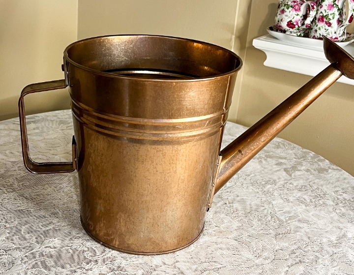 Vintage Copper Planter with Drainage Holes