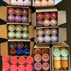 PARTYLITE VOTIVE/TEA LIGHT CANDLE LOT (72 CANDLES)