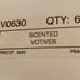 PARTYLITE VOTIVE/TEA LIGHT CANDLE LOT (72 CANDLES)