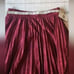Marciano By Guess Pleated Shimmering Burgundy Skirt Size 6