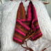 Anna Sui crochet neon top with lace tie back