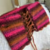 Anna Sui crochet neon top with lace tie back