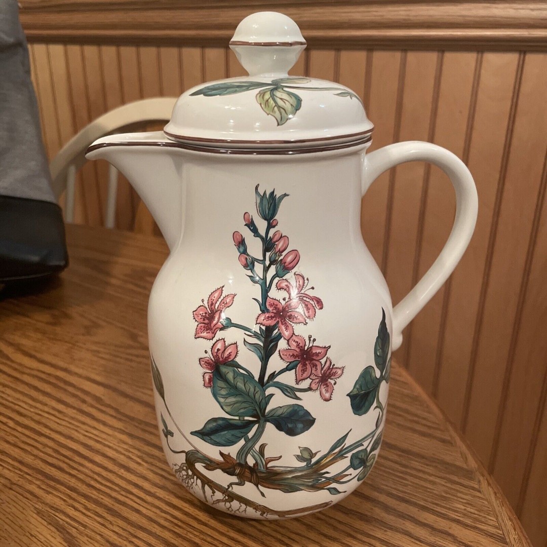 Villeroy & Boch Botanica Coffee Pot or Carafe/Pitcher Menyanthes Trifoliata