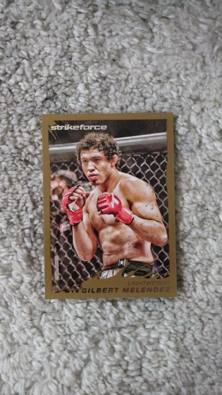 Topps UFC / Strikeforce Gilbert Melendez ROOKIE GOLD PARALLEL