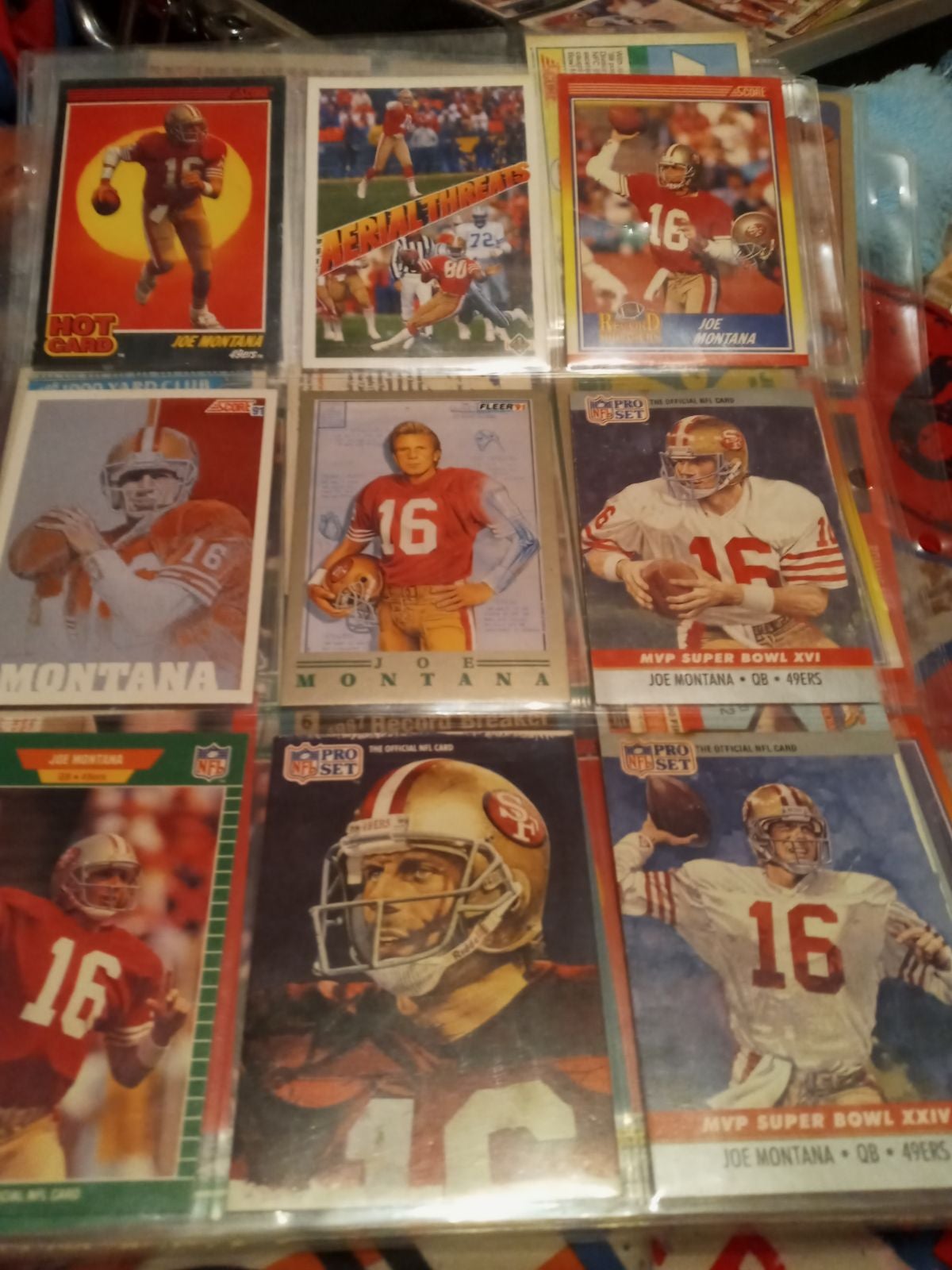 Joe Montana card's