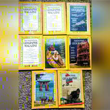 Vintage National Geographic 1945 -1973 |8 Magazines
