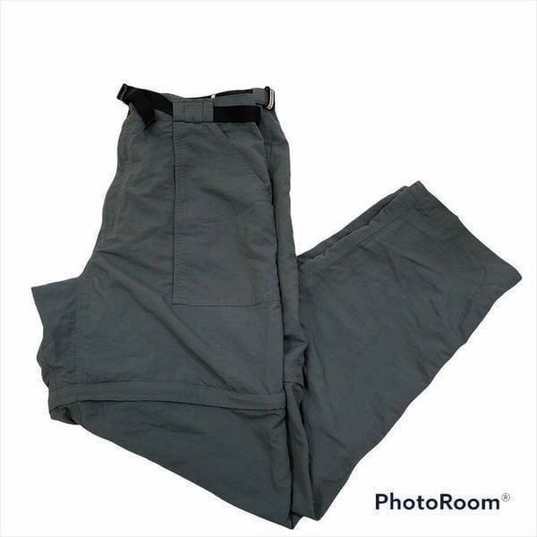 The North Face Paramount Peak Convertible Pants Men's XL Dark Gray Cargo Nylon