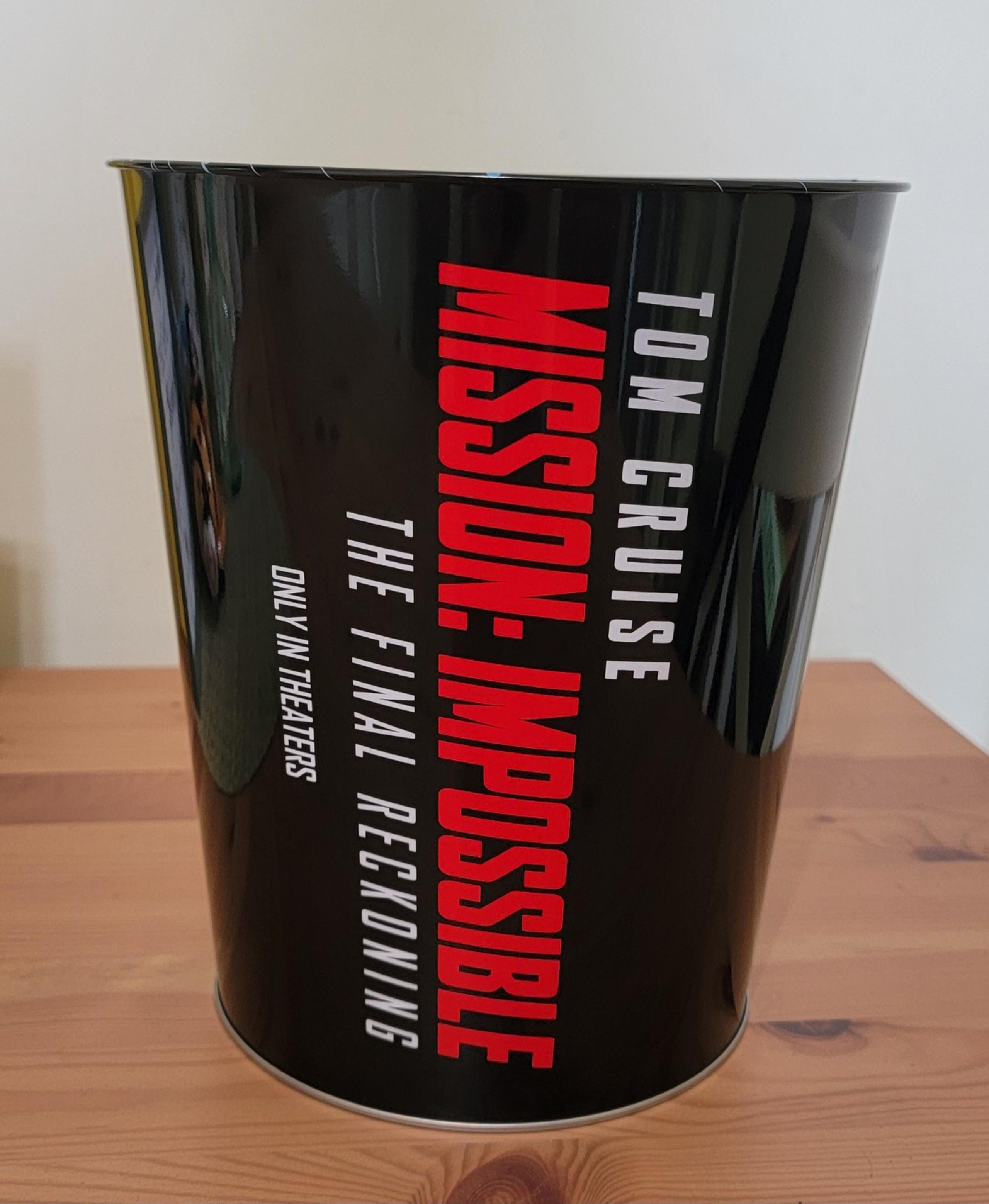 2025 Mission Impossible Collector Popcorn Bucket