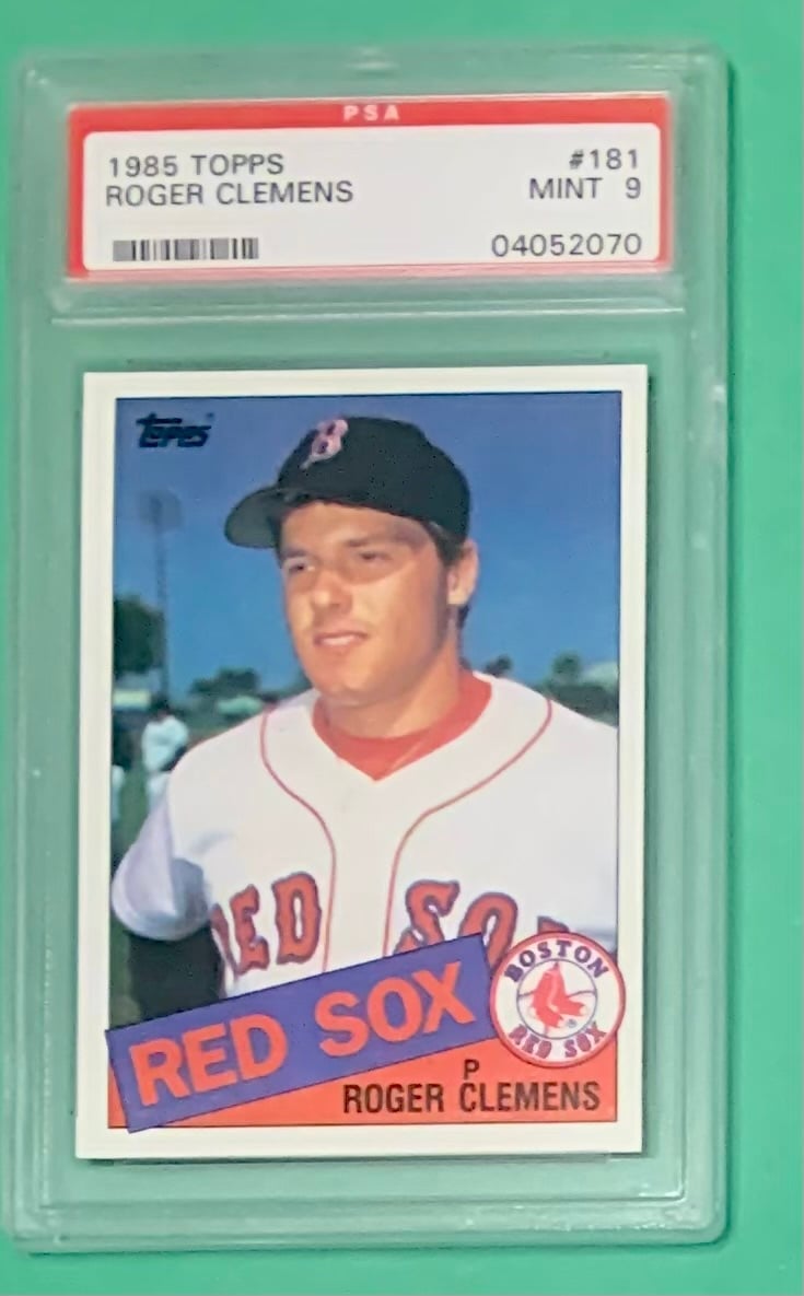 ROGER CLEMENS ROOKIE bgs9.5