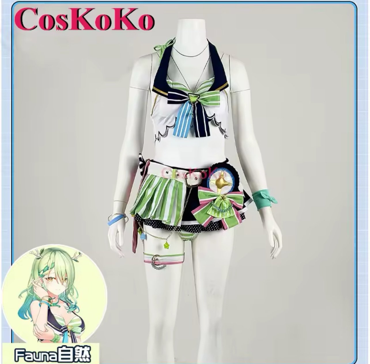Ceres Fauna Idol swimsuit cosplay
