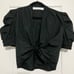 IRO Mohana Puff Sleeve Tie-Front Top