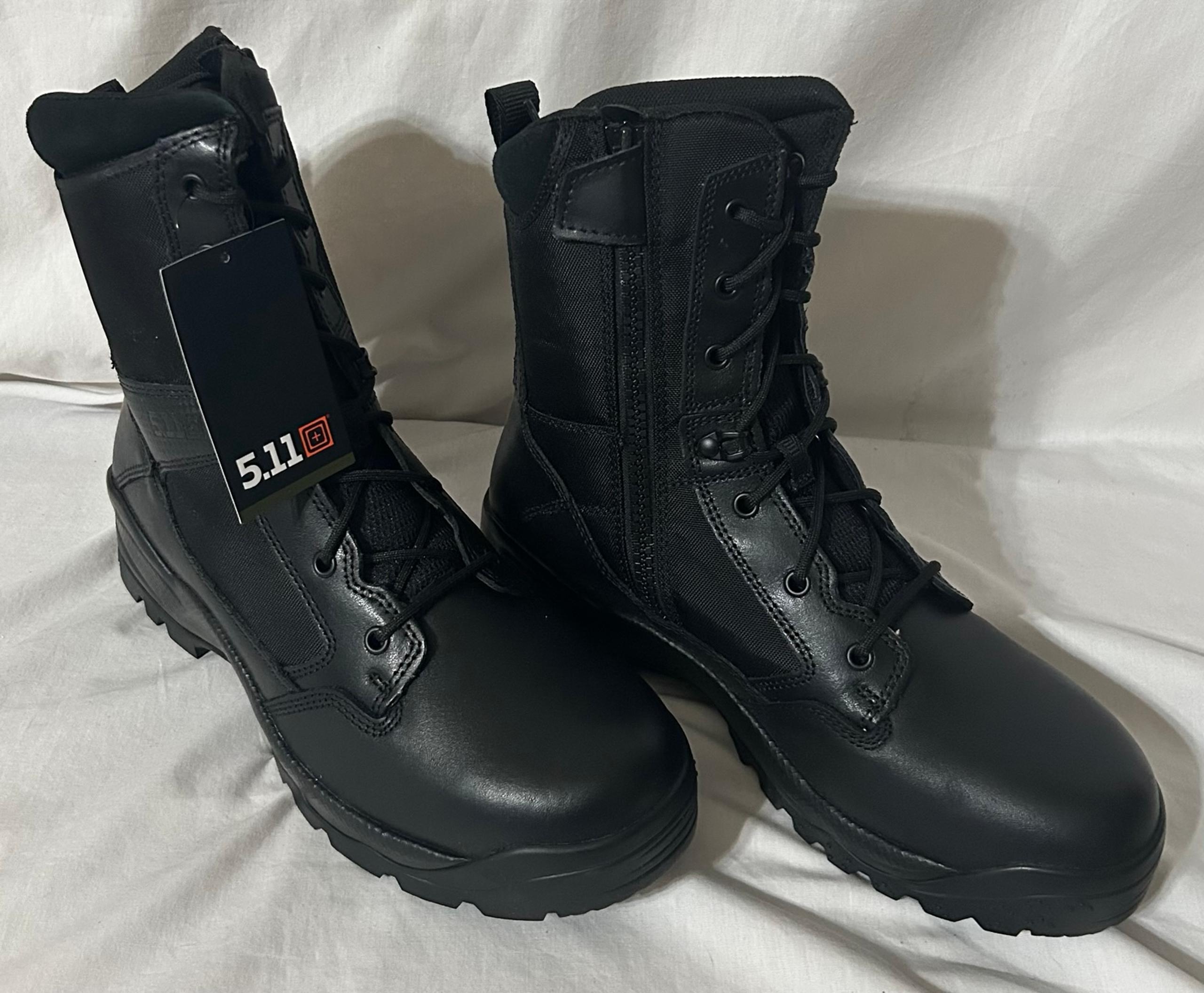 Brand New 5.11 Tactical Men's Size 12 Wide ATAC 2.0 8" Side Zip Boots Style 1239